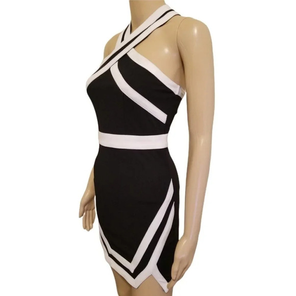 Black/White Dress by a'gaci a'gaci - Picture 3 of 7